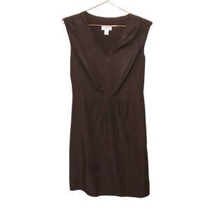 Ann Taylor Loft Purple Sleeveless Dress - Size 0 - Eggplant